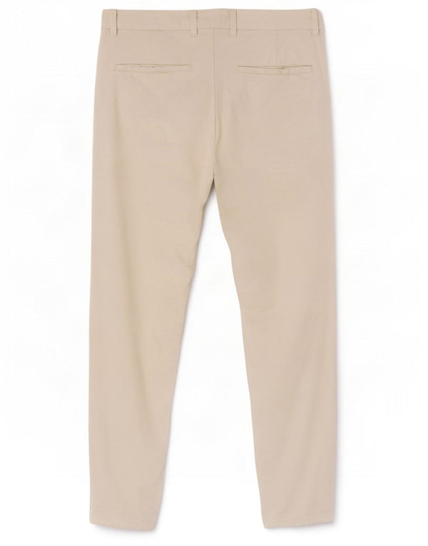 Zara Mens Skinny Chino Pantalones EU 42 Large W32 L29 Off White
