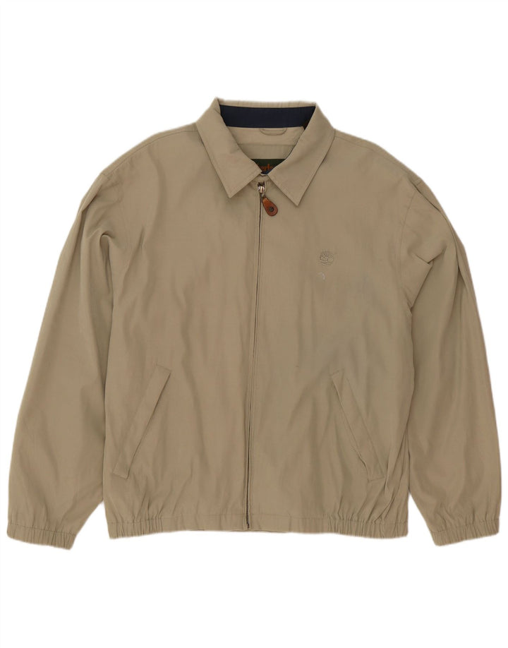 Timberland Chaqueta Bomber para Hombre UK 38 Poliéster Beige Medio