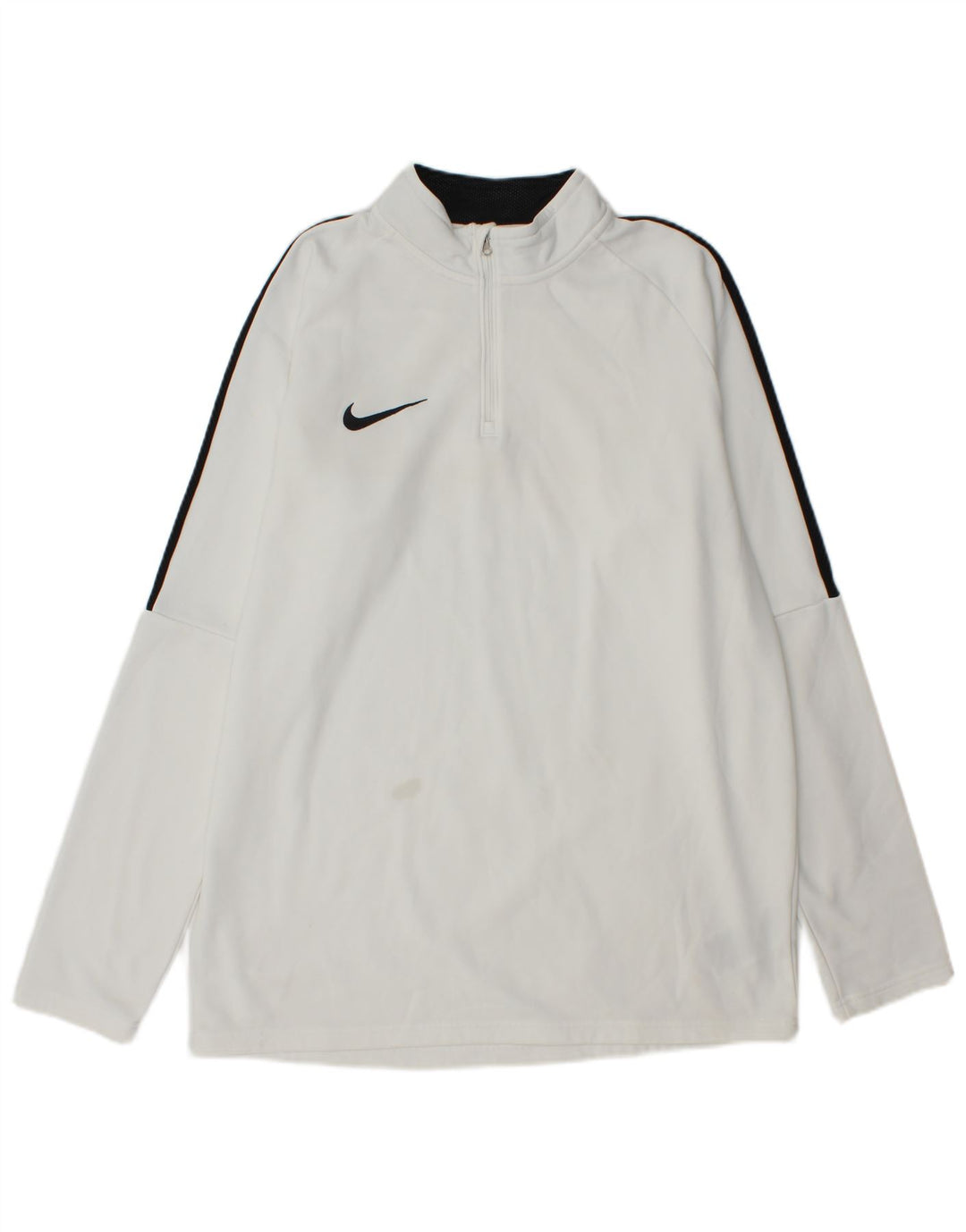 Nike Dri Fit - Chándal con cremallera y cuello para hombre, talla grande, color blanco