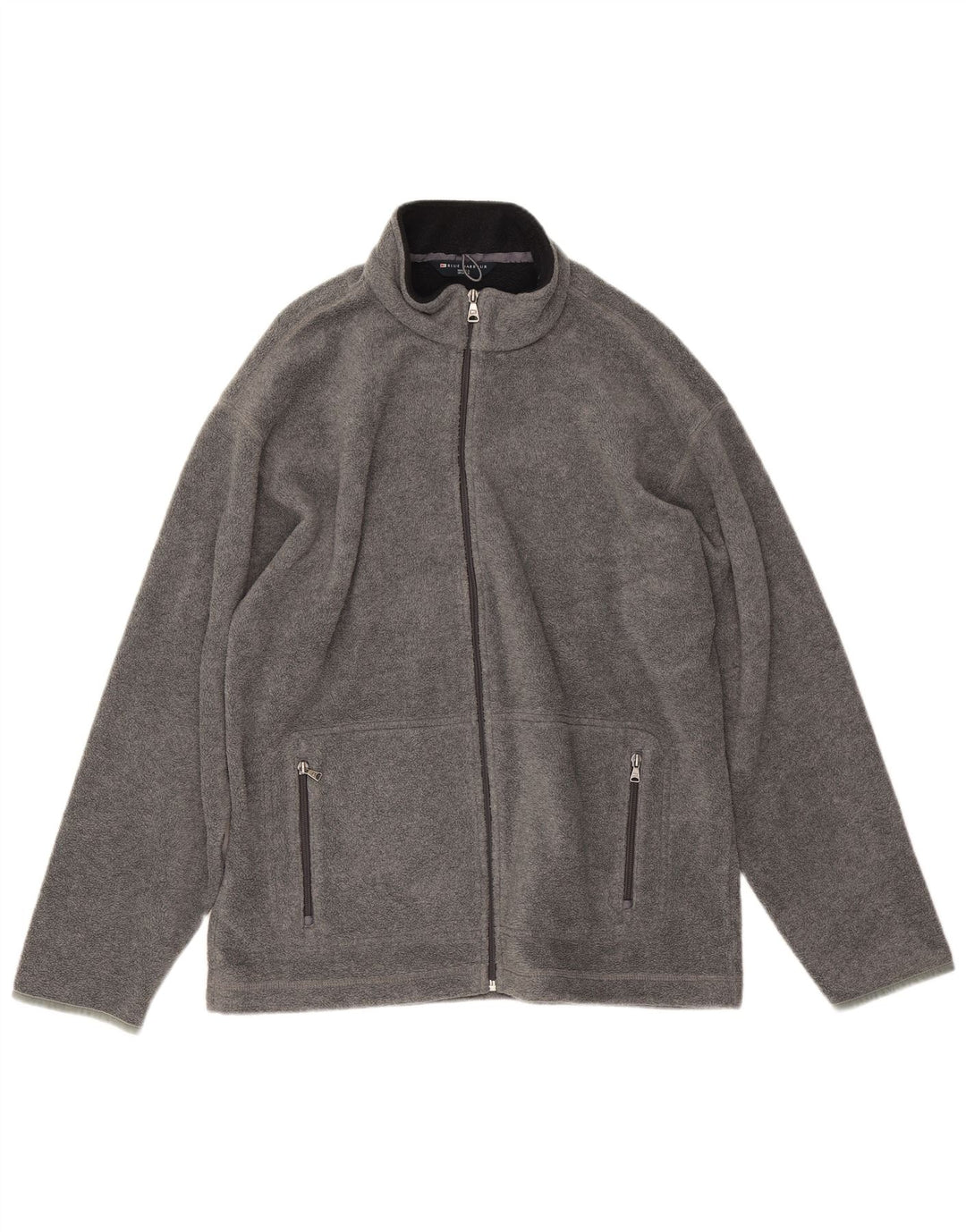 Marks & Spencer Chaqueta polar azul Harbor para hombre UK 38 Poliéster gris medio