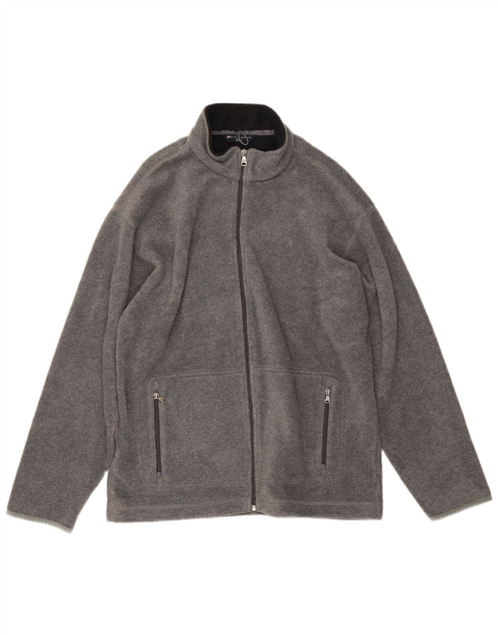 Marks & Spencer Chaqueta polar azul Harbor para hombre UK 38 Poliéster gris medio