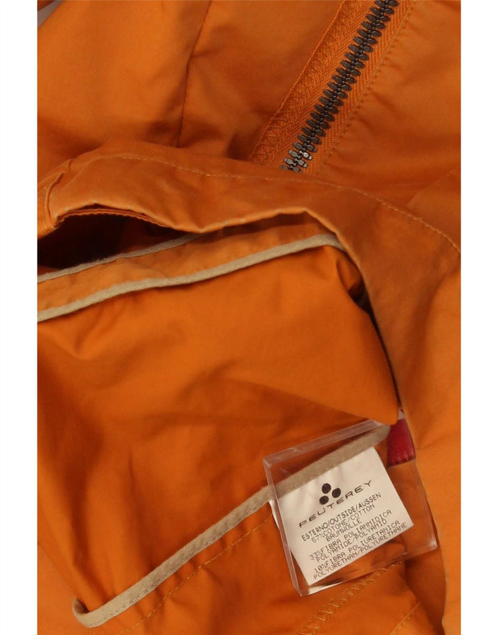 PEUTEREY Chaqueta Bomber para Hombre UK 40 Grande Algodón Naranja
