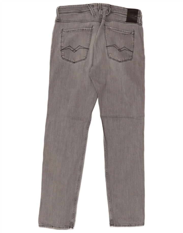 REPLAY Vaqueros Anbass Slim para Hombre W34 L31 Gris