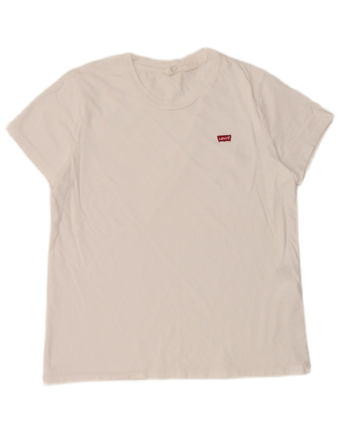 Levi's Camiseta para mujer Top UK 12 Medium White Cotton