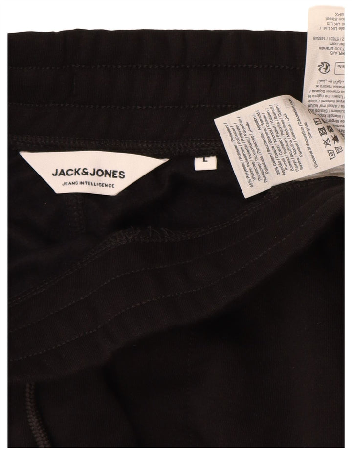 Jack & Jones Pantalón De Chándal Joggers Large Negro Poliéster Hombre