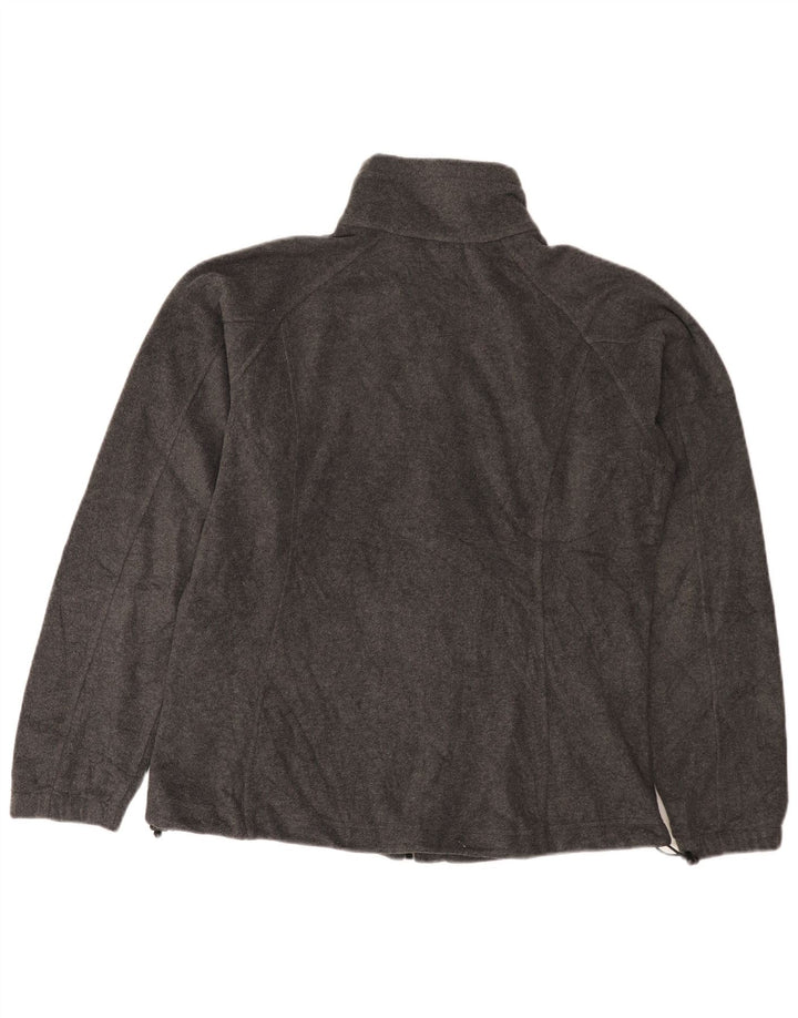 Columbia Chaqueta polar para mujer UK 46 Poliéster gris grande