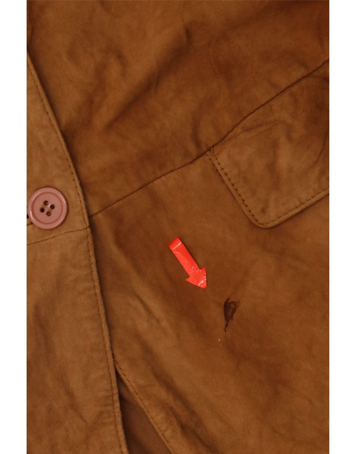 Conbipel Chaqueta de gamuza Free Heron para mujer IT 46 Cuero marrón grande