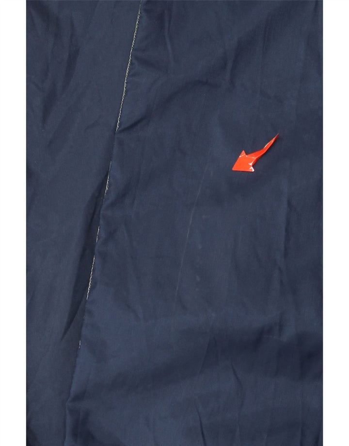 Arena Chaqueta impermeable con capucha para hombre UK 42 XL Poliamida azul marino