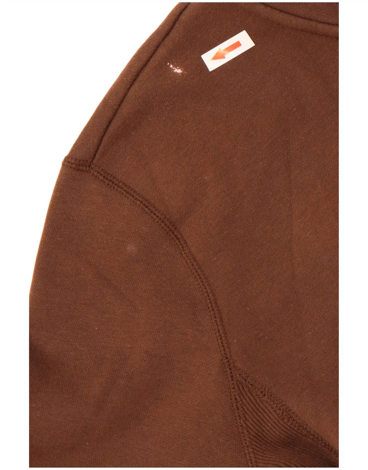 Nike - Chaqueta de chándal para hombre, talla 38/40, algodón marrón medio