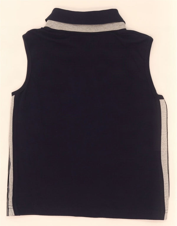 Champion Polo corto con gráfico para mujer UK 40 Small Azul marino Colorblock