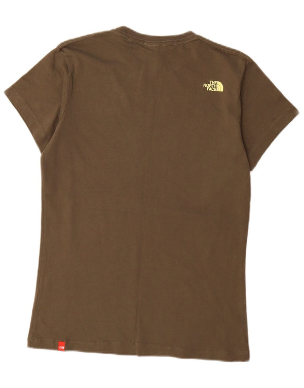 The North Face Camiseta gráfica para mujer Top UK 46 Large Khaki Cotton
