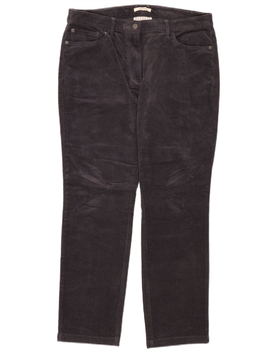 WHITE STUFF Pantalones rectos de pana para hombre UK 46 Large W32 L32 Azul marino