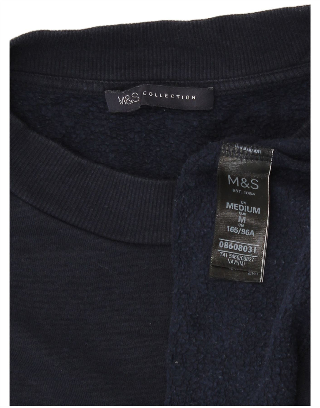 Marks & Spencer - Sudadera extragrande para mujer, talla 40, talla mediana, color azul marino