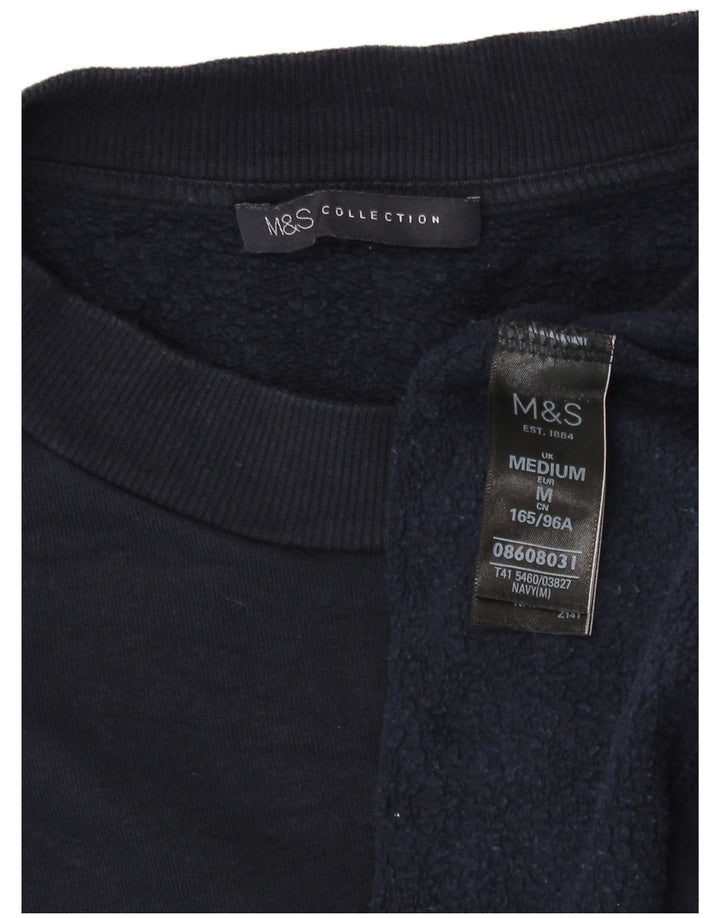 Marks & Spencer - Sudadera extragrande para mujer, talla 40, talla mediana, color azul marino