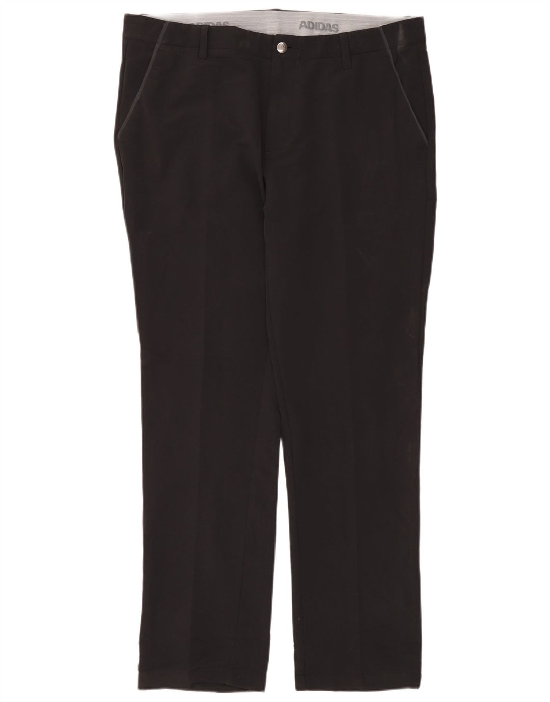 Pantalón chino recto Adidas para hombre W36 L32 Poliéster negro
