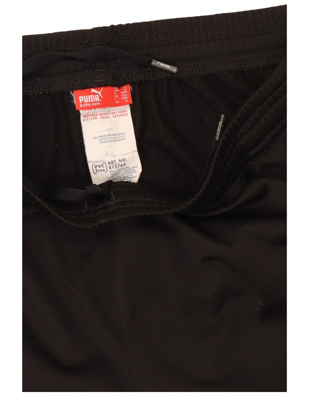 Pantalón De Chándal Puma Hombre Negro Mediano Poliéster