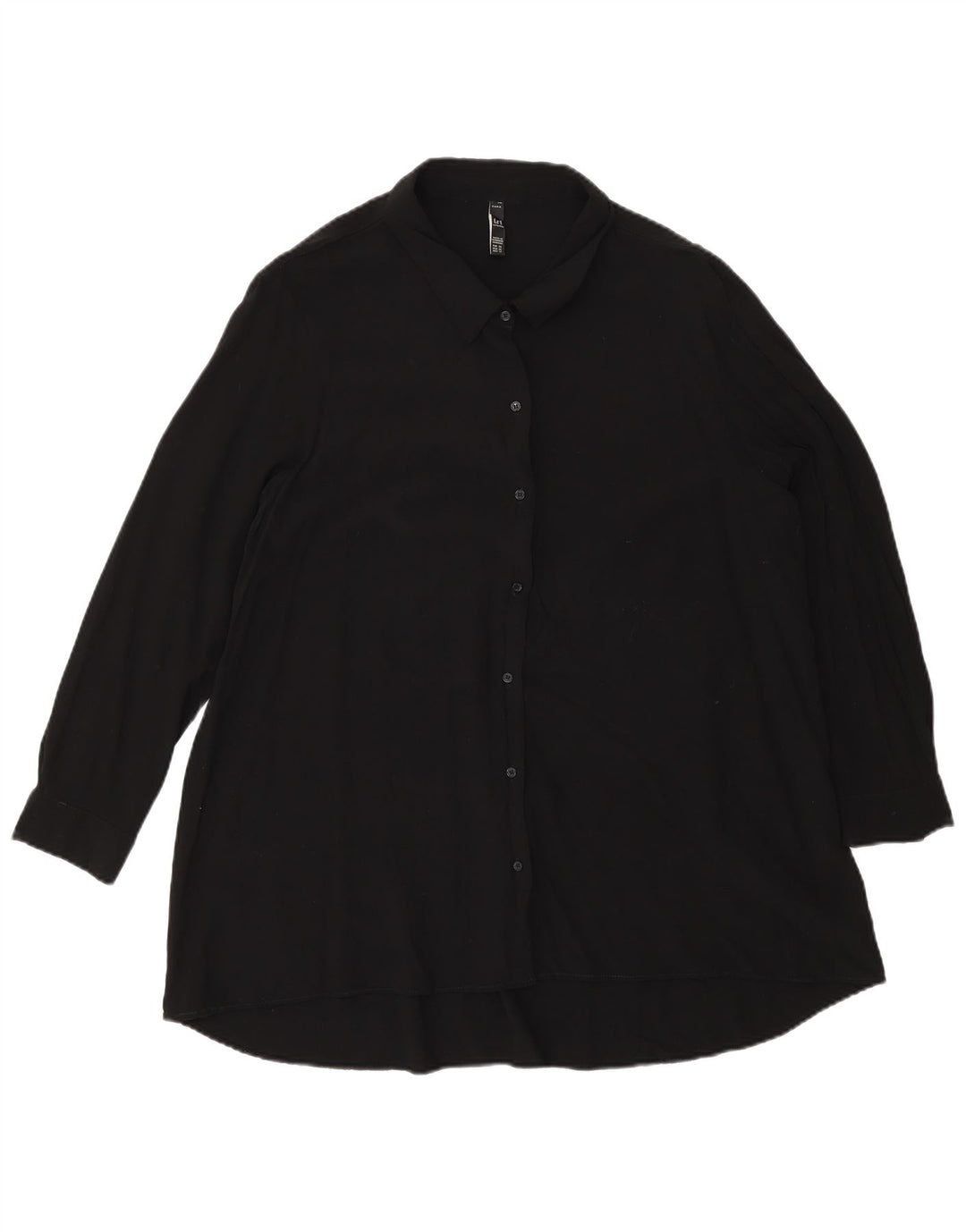 Zara Mujer Vestido Recto ES 40 XL Negro
