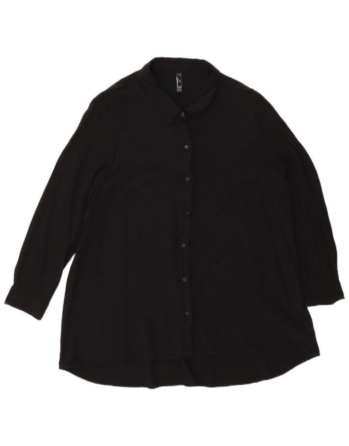 Zara Mujer Vestido Recto ES 40 XL Negro