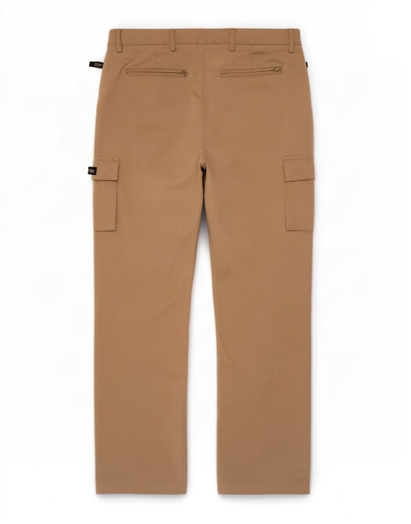 Napapijri Pantalones cargo rectos para hombre IT 46 Small W32 L30 Algodón beige