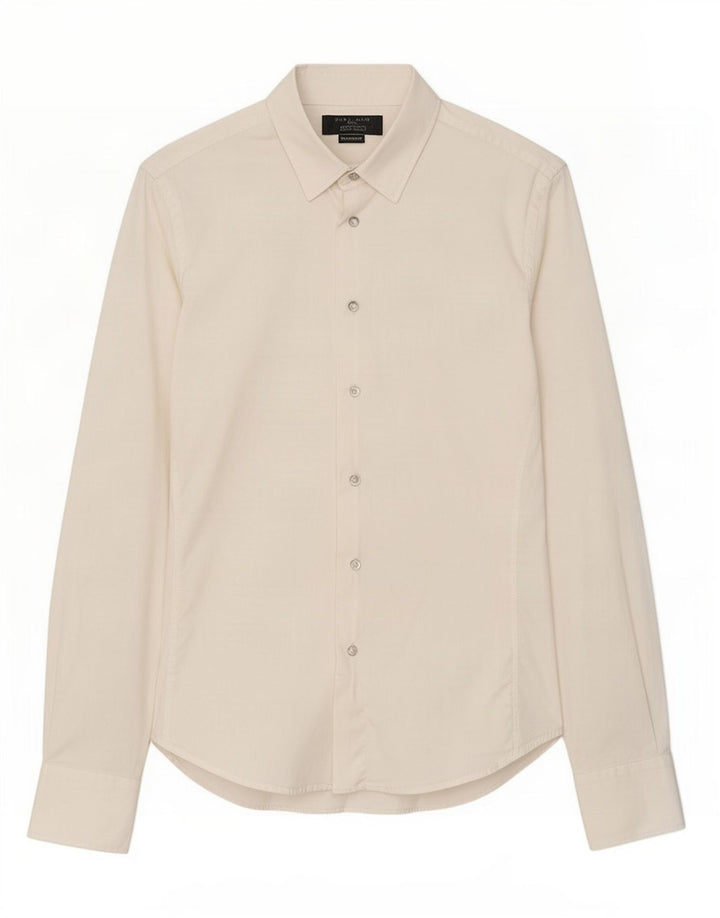 Zara Hombre Camisa Super Slim Fit Pequeña Blanca