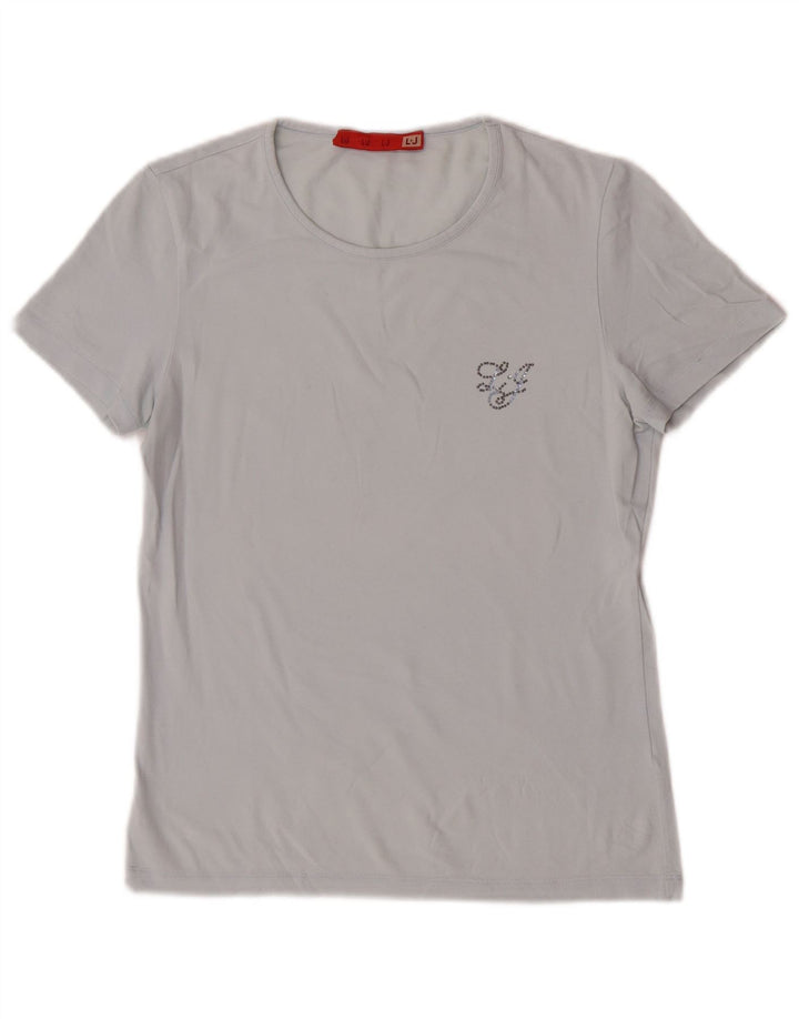 Liu Jo - Camiseta para mujer, talla 40, color azul medio