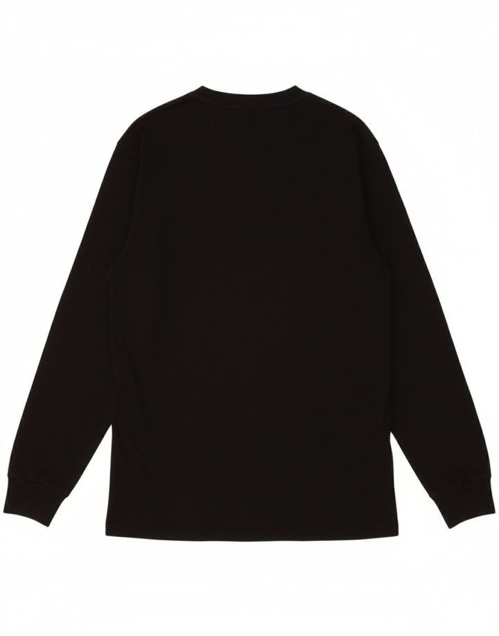 VANS Mens Classic Fit Graphic Top Long Sleeve Small Black Cotton