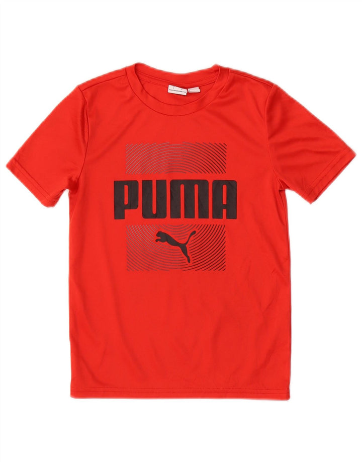 Puma Camiseta gráfica para niño 5-6 años Rojo