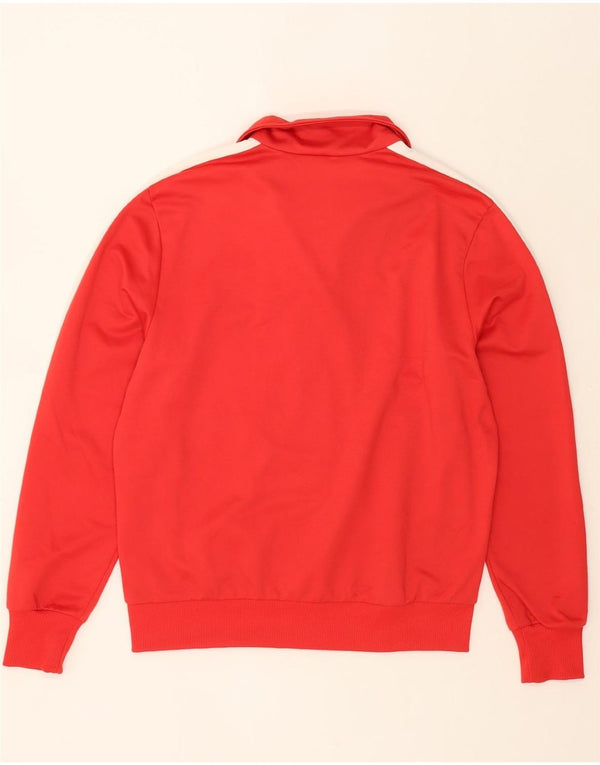 PUMA Chaqueta de chándal para hombre con bloques de color rojo medio Poliéster