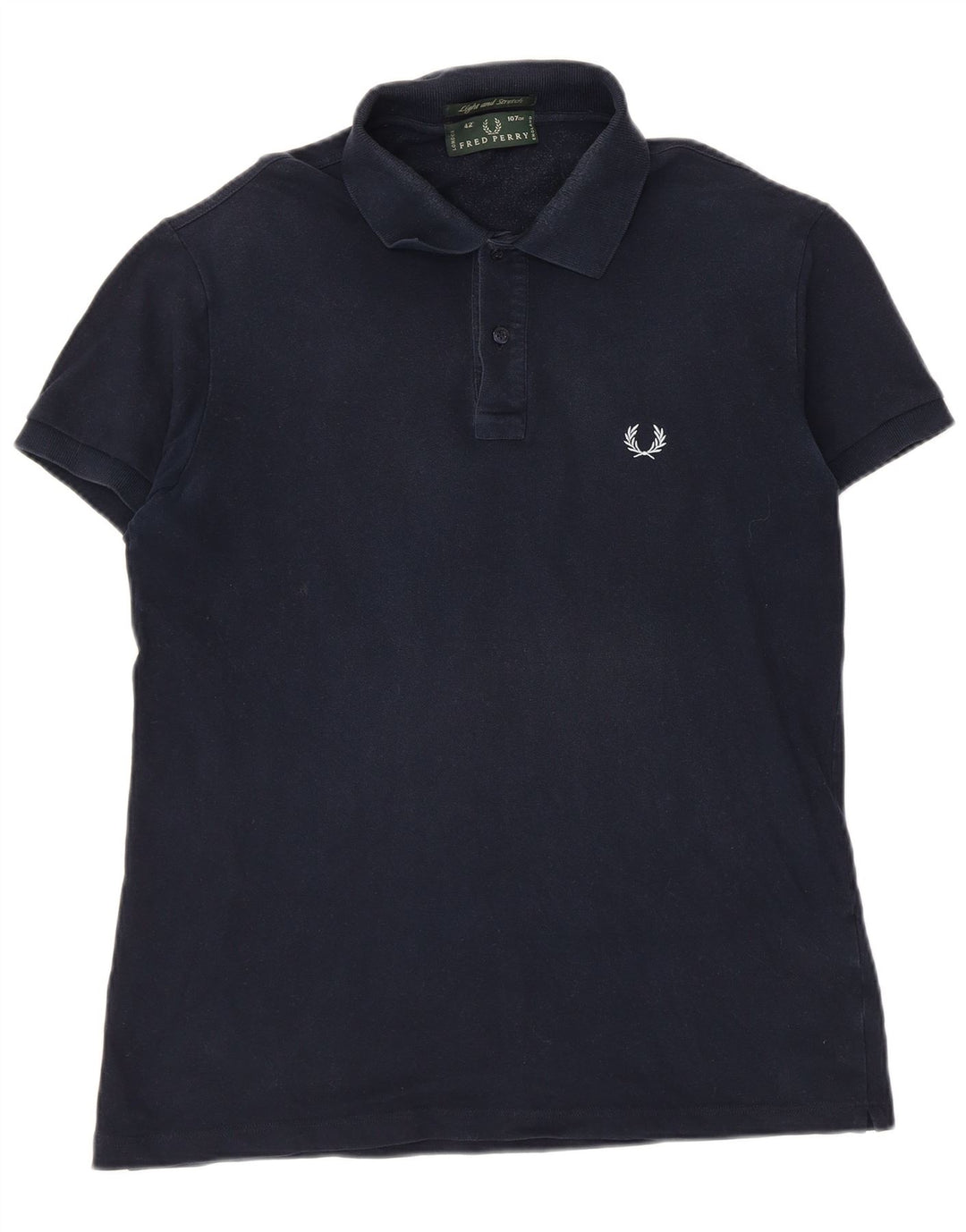 Fred Perry Polo para hombre Talla 42 Mediano Azul marino Algodón