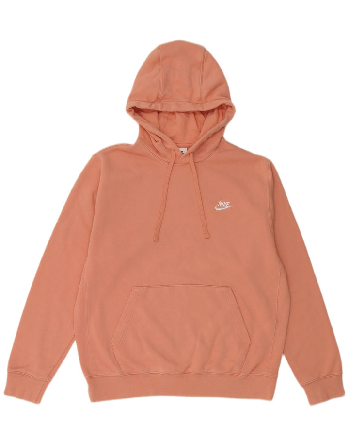 NIKE Hombre Sudadera con Capucha Jumper Naranja Medio Algodón