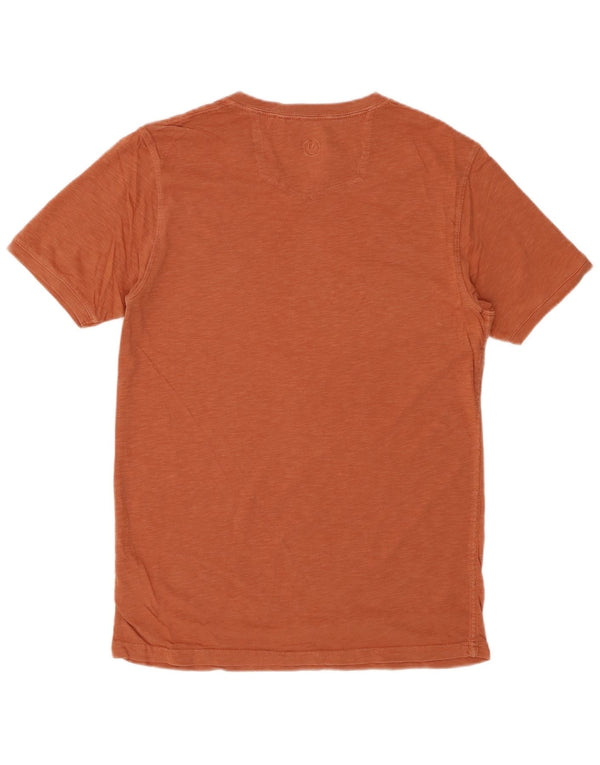 FAT FACE Camiseta para hombre Top pequeño de algodón moteado marrón