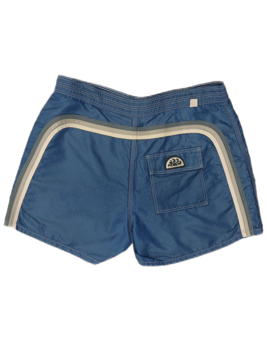 Sundek Bañador para hombre, talla grande, nailon azul