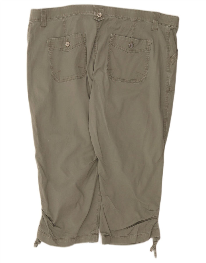 Pantalones Capri Lee Mujer W40 L19 Algodón Gris