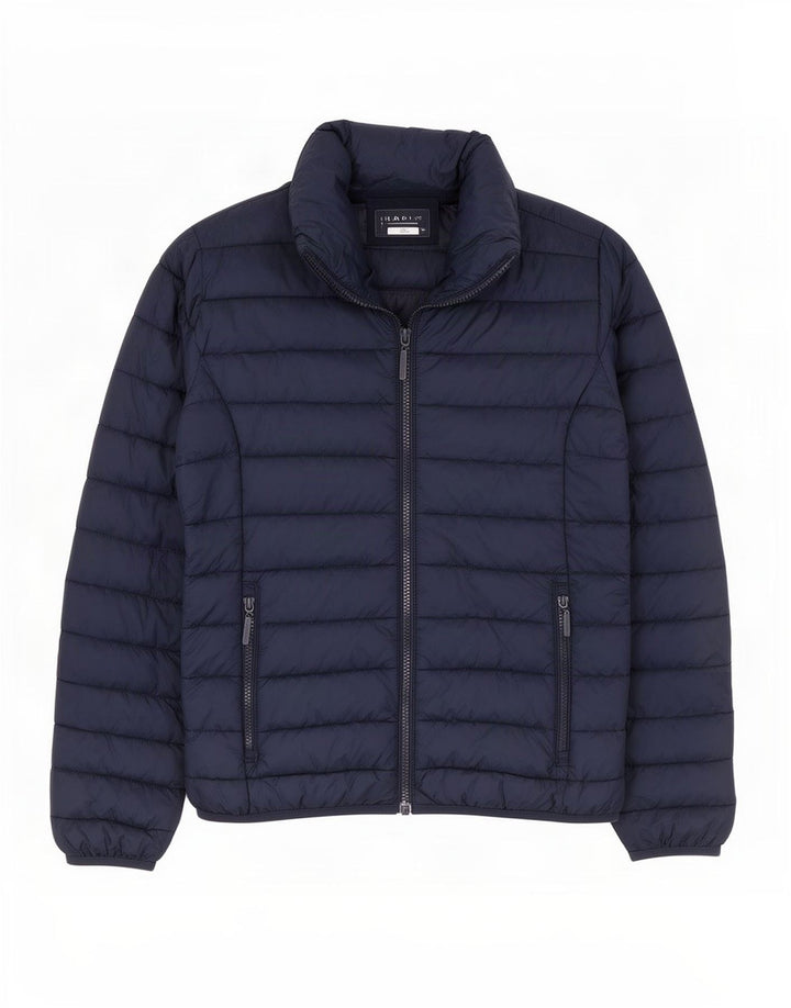 Carrera Chaqueta Acolchada Mujer UK 40 Mediana Azul Marino Poliamida