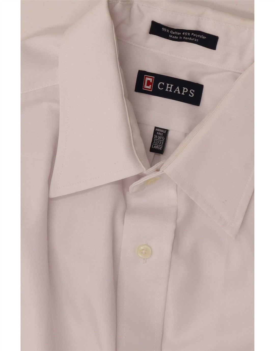 Chaps Camisa para hombre talla 16 1/2 grande algodón blanco