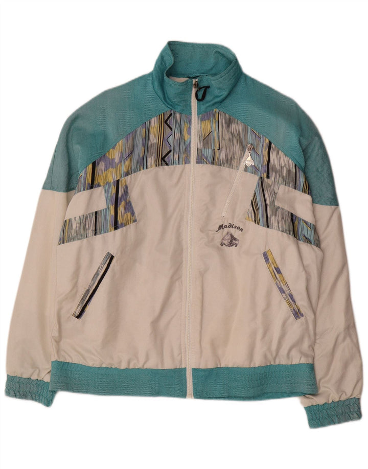 Madison - Chaqueta de chándal para mujer, talla 40, color blanco mediano