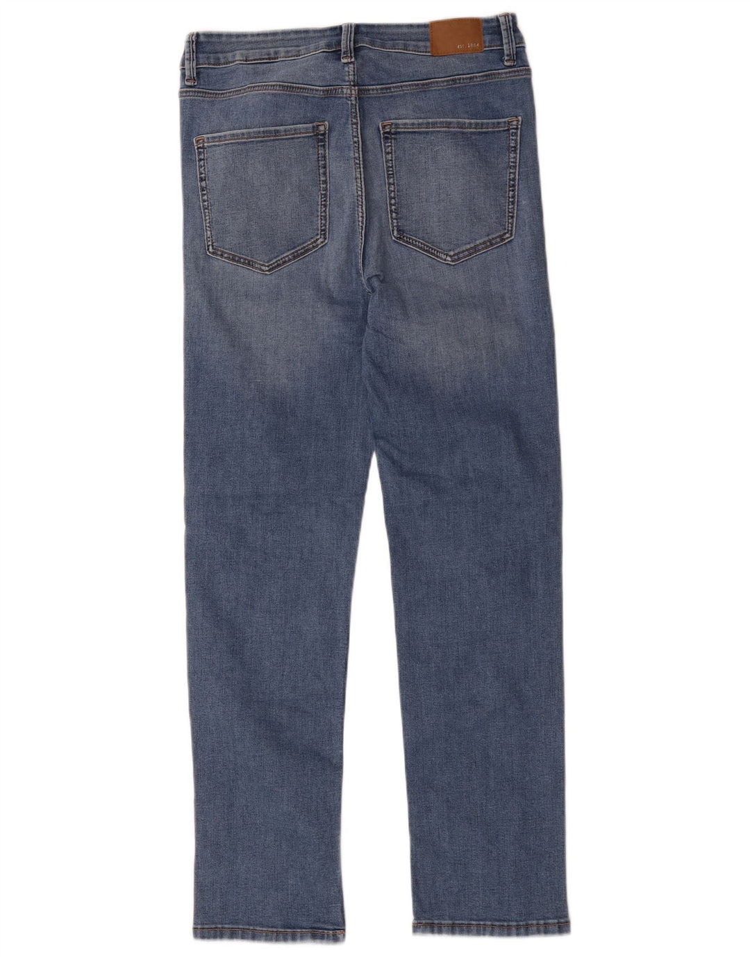 Marks & Spencer Jeans rectos Sienna para mujer UK 12 Medium W28 L28 Azul
