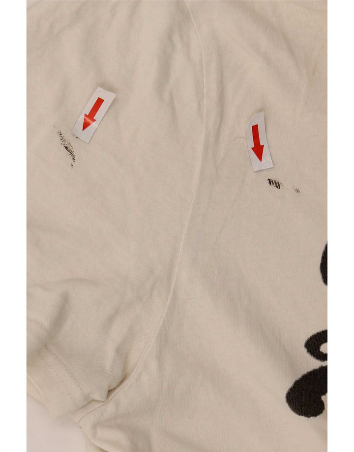 Levi's Camiseta con gráfico de ajuste estándar para hombre Top de algodón blanco mediano