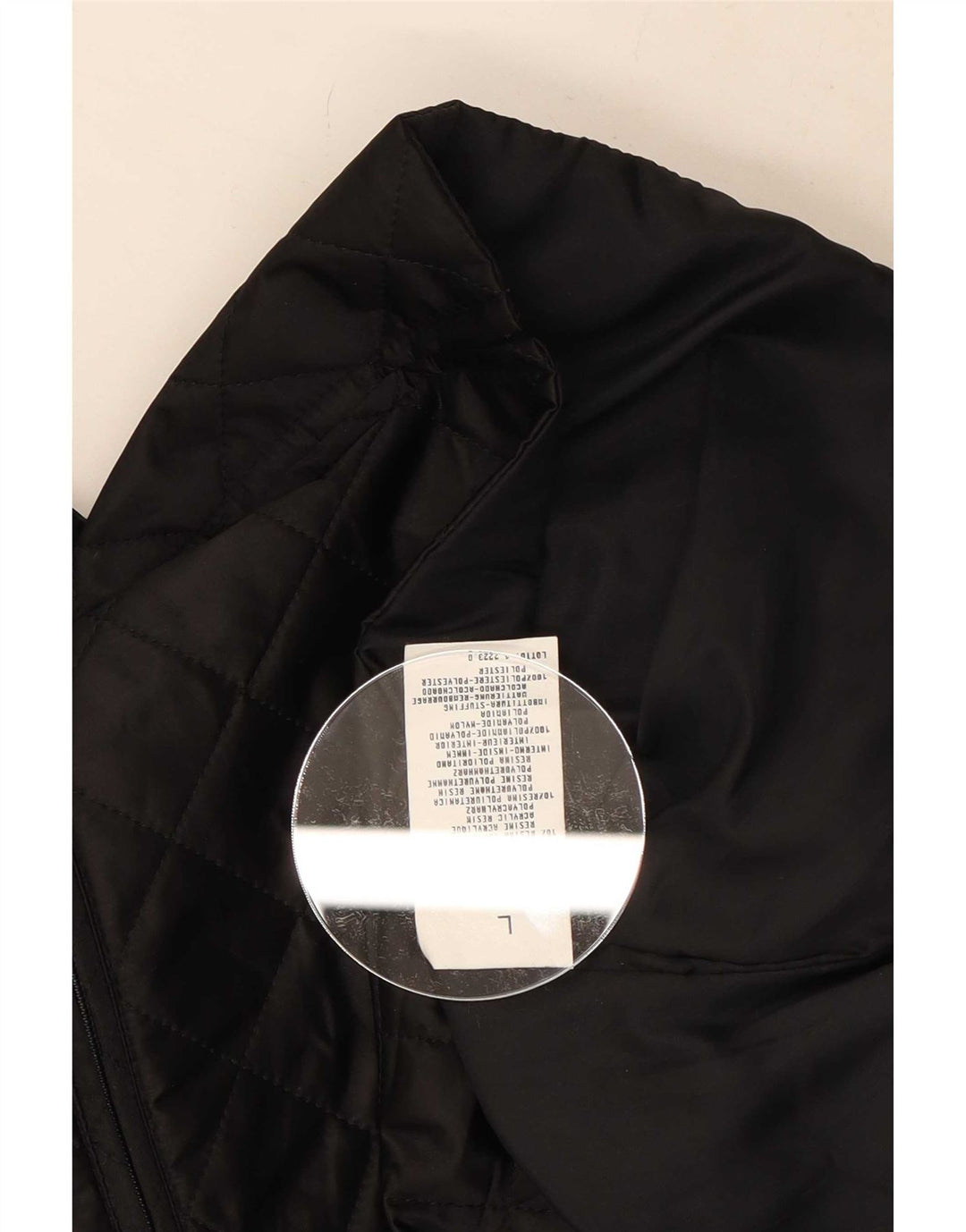 Benetton Chaleco Acolchado Mujer UK 46 Large Poliamida Negro