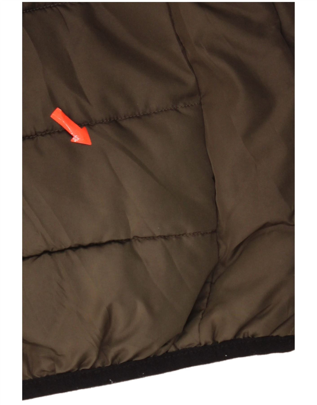 Champion Chaqueta acolchada con capucha para hombre UK 38 Medium Caqui Poliéster