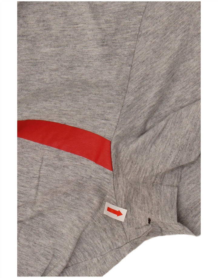 Tommy Hilfiger Camiseta gráfica para hombre Top Small Grey Cotton