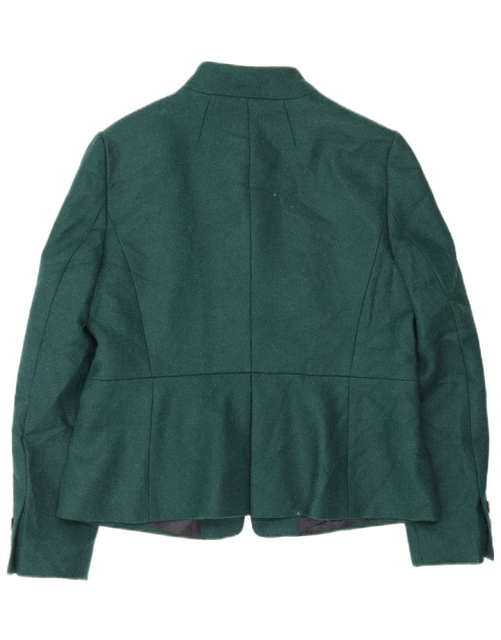 Hobbs Chaqueta Blazer de 5 Botones para Mujer UK 44 Grande Lana Verde
