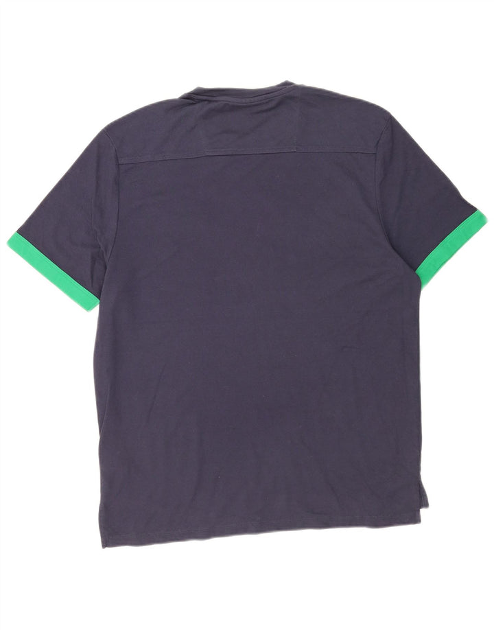 Dkny Camiseta Hombre Top Medium Azul Marino Algodón