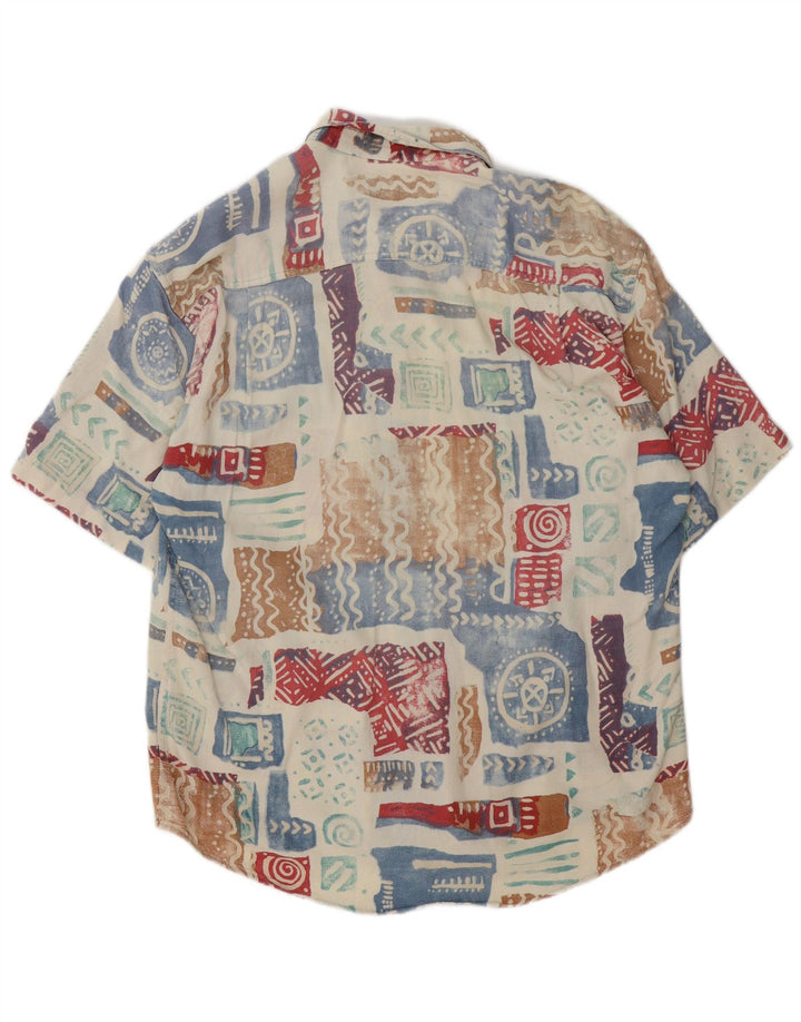 JAC TISSOT Camisa Hombre Talla 39/40 Mediana Patchwork Multicolor
