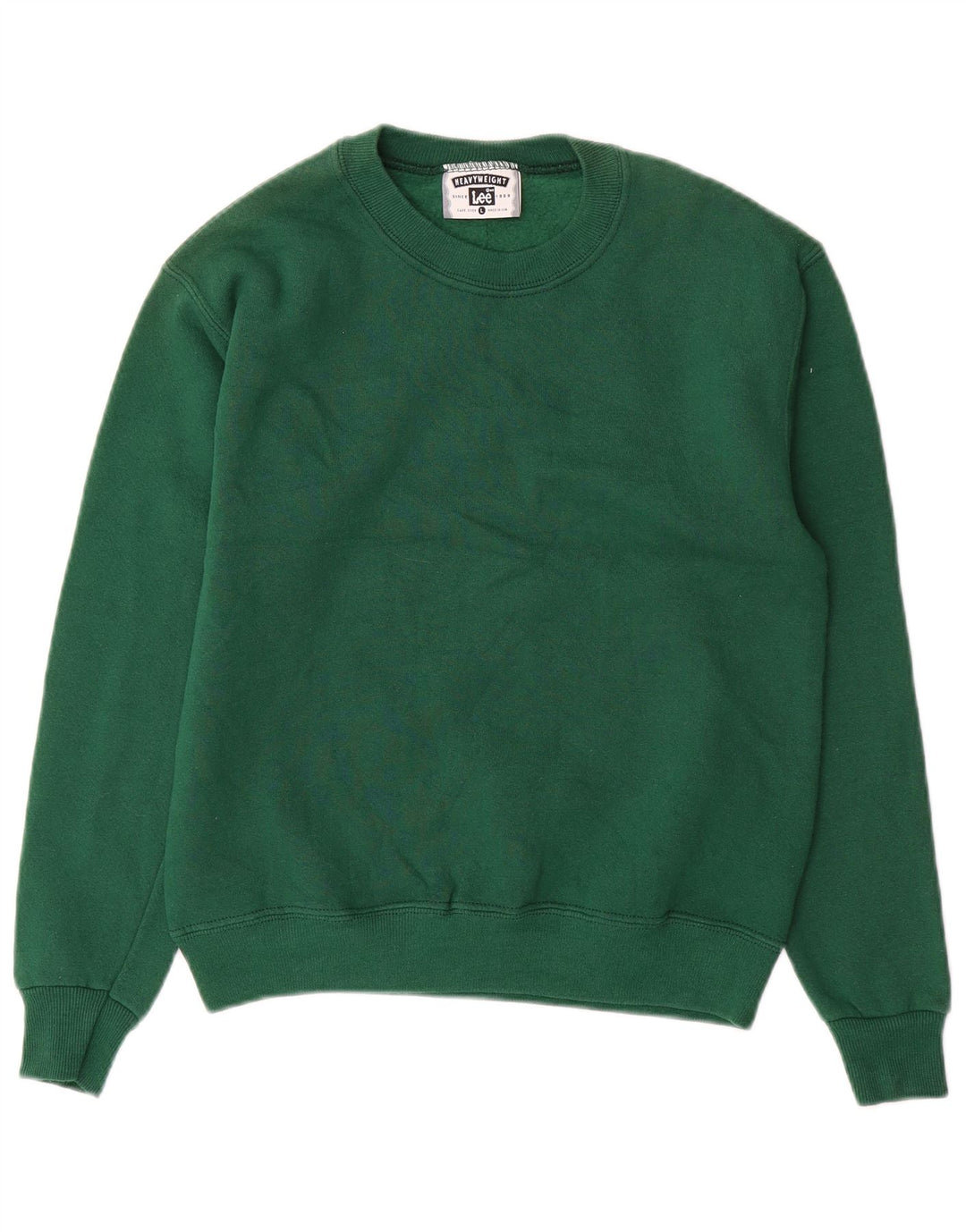 LEE Sudadera para niños Jumper 11-12 años Grande Verde Algodón