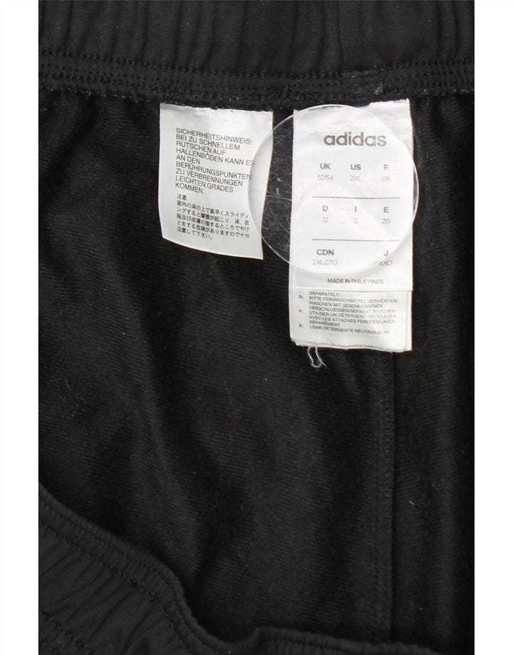 Adidas Pantalones de chándal para hombre UK 51/54 2XL Negro Poliéster