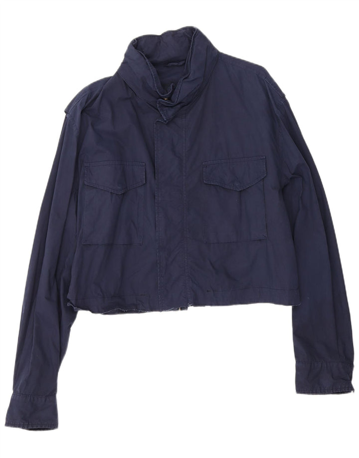 Marina Yachting Chaqueta bomber corta extragrande para mujer IT 50 XL Azul marino