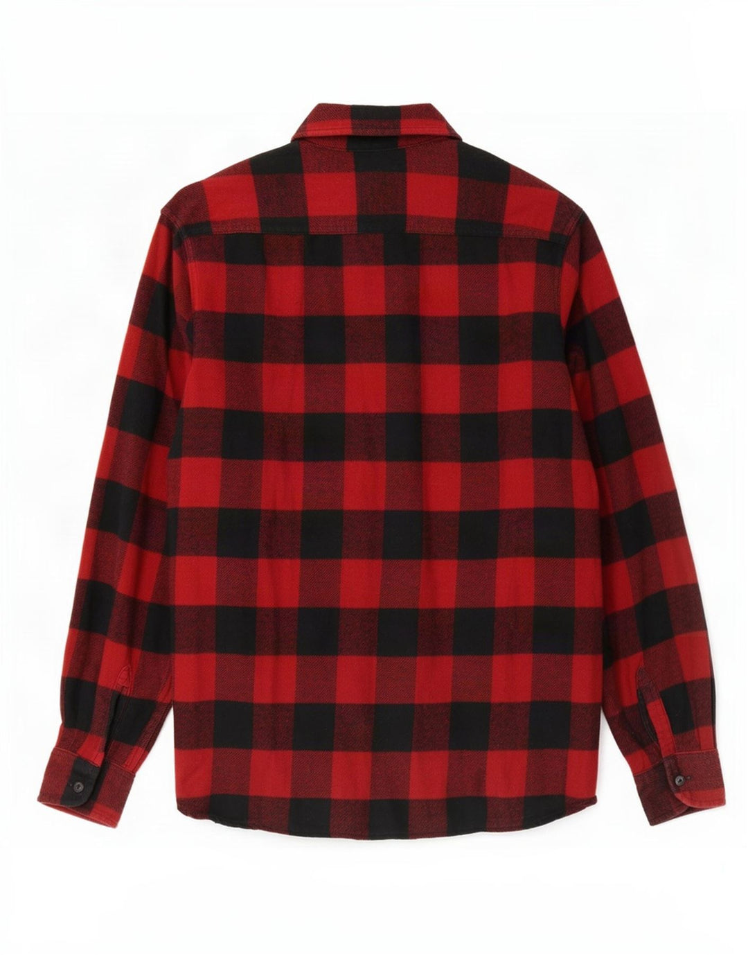 Levi's Hombre Camisa De Franela De Algodón A Cuadros Rojo Medio