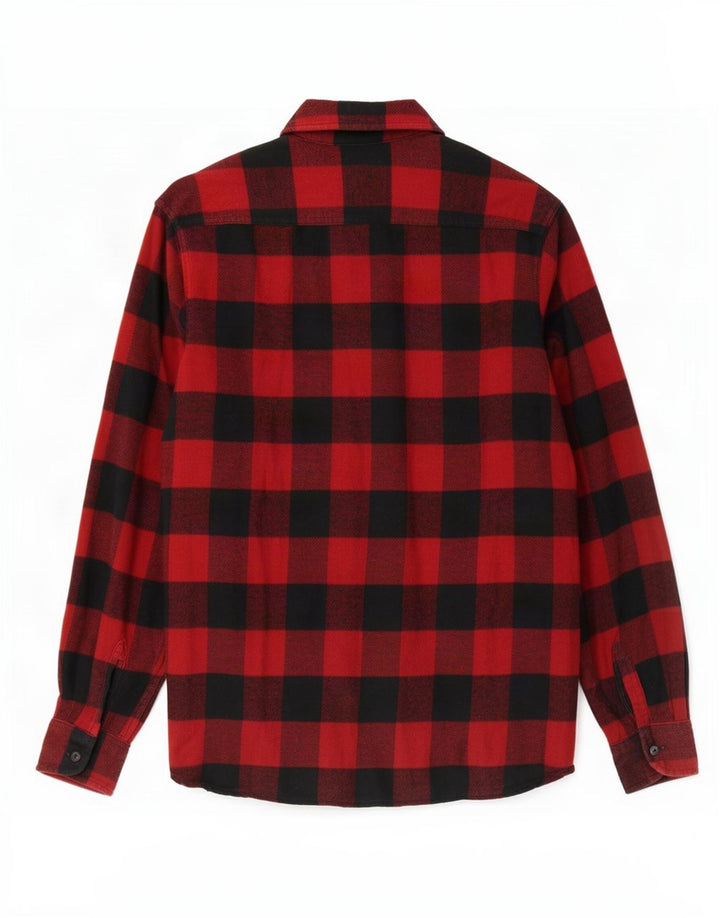 Levi's Hombre Camisa De Franela De Algodón A Cuadros Rojo Medio