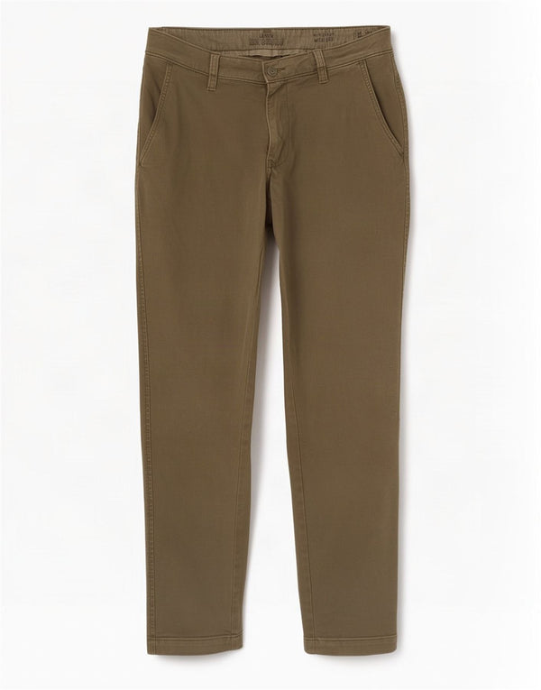 Levi's Pantalón chino ajustado y cónico para hombre W32 L30 Algodón caqui